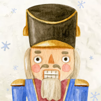 Nutcracker Thumbnail Watercolor